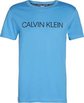 Pánské tričko Calvin Klein Relaxed Crew Blue Velikost: S