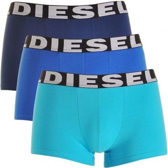 3Pack boxerky Diesel tricolore blue Velikost: XXL
