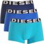 3Pack boxerky Diesel tricolore blue Velikost: M
