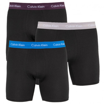 3Pack pánské boxerky Calvin Klein s delší nohavičkou Velikost: S