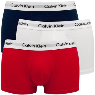 Calvin Klein Pánské Boxerky Cotton Stretch Trunk Tricolor 3PACK Velikost: M