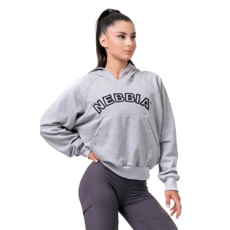 Dámská mikina Iconic Hero Grey - NEBBIA - Velikost L