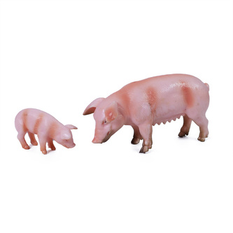 Zvieratá na farme 2 v 1 - ošípané