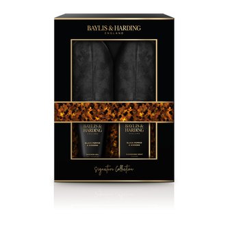 Baylis & Harding pánský set pantofle + péče o nohy Black pepper & ginseng