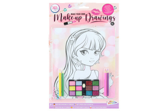 Vymaľovánky - Make up pre bábiky
