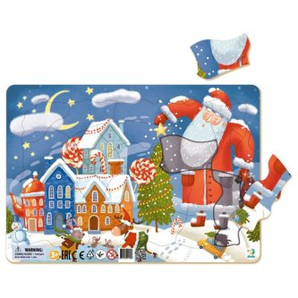 Dodo Puzzle rámové Zimní zázrak 21 dílků