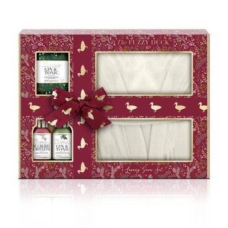 The Fuzzy Duck dárkový set župan + péče o tělo