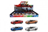 Auto Welly Mclaren GT kov/plast 11cm na spätné natiahnutie 4 farby 12 ks v boxe