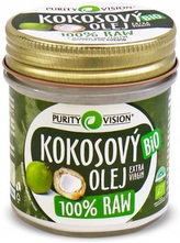Purity Vision Raw Bio Kokosový olej 120ml