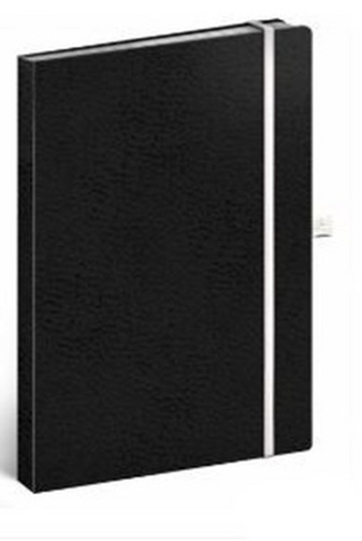 Notes Vivella linkovaný černý/bílý