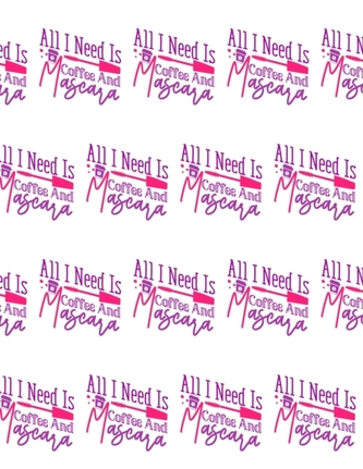 All I Need Is Coffee and Mascara Composition Notebook - Large Ruled Notebook - 8.5x11 Lined Notebook (Softcover Journal