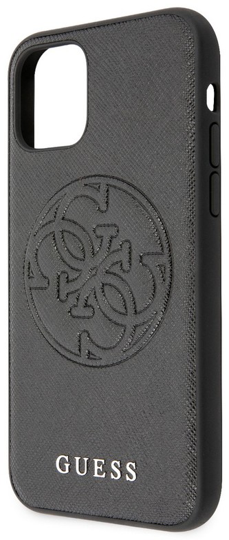 Guess Saffiano Hard Case iPhone 11, Black