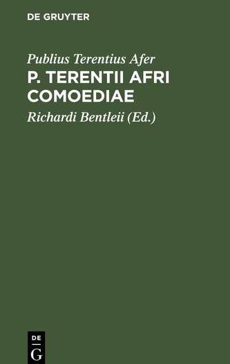 P. Terentii Afri Comoediae