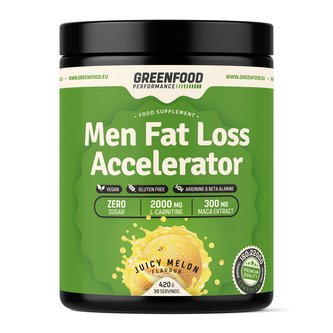 GreenFood nutrition - Performance men fat loos accelerator 420g - Melounový juice