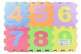 Penové puzzle 36 ks čísla a písmená