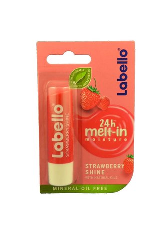 Labello Strawberry Shine balzám na rty 4,8g