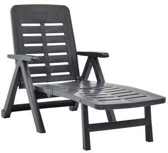 Lehátko skládací Smeraldo antracit