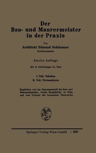 Der Bau- und Maurermeister in der Praxis