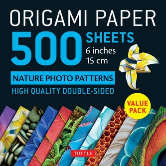 Origami Paper 500 sheets Nature Photo Patterns 6 (15 cm)