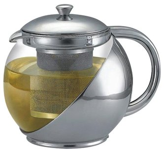 Konvice sklo s nerezovým sítkem 1,1 l