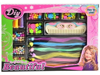 Korálky k zaplétání do vlasů