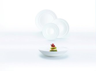 Souprava jídelní ALEXIE bílá 18 dílná