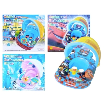 Dětský nafukovací člun pohádkový se stříškou