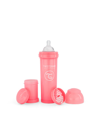 Antikoliková láhev pastelová růžová