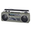 Radiomagnetofon Trevi, RR 511 DAB SL, bluetooth, DAB+/FM RDS, LCD displej, USB/SD, výstup na sluchátka, baterie/síť
