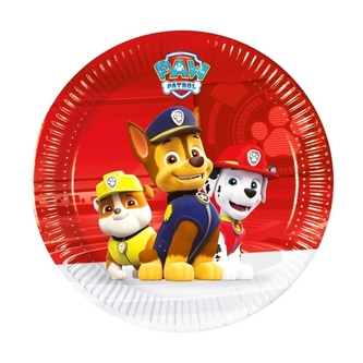 Papírové talíře Tlapková patrola 8ks