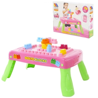 Molto Blocks 1 - stavebnice aktivity růžová