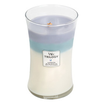 Sviečka Trilogy WoodWick, Ukľudňujúci ústup, 609.5 g