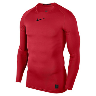 Termo tričko Nike, Pro Top s dlouhým rukávem | Červená | XXL