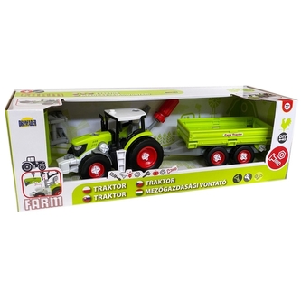 Traktor s vlečkou na šroubování DIY