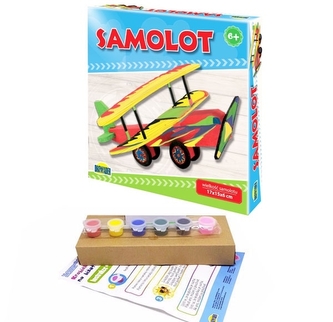 Letadlo - udělej a vymaluj