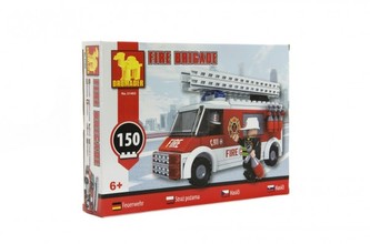 Stavebnice Auto požární 150 dílů