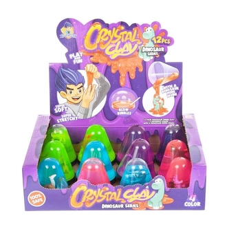 Kryštálová hmota s dinosaurem