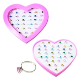 Sada prstýnků srdíčko