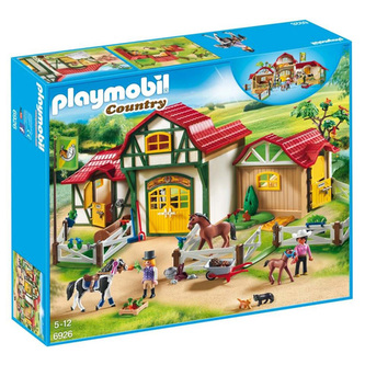 Veľký ranč pre kone Playmobil, Jazdecký dvor, 185 dielikov