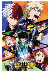Plakát My Hero Academia: Characters Mosaic (61 x 91,5 cm)