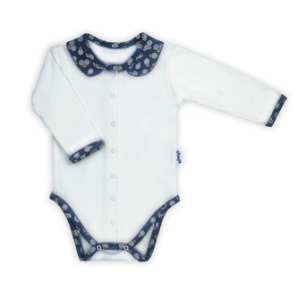 Kojenecké bavlněné celorozepínací body Nicol Sonia - velikost 62 (3-6m)