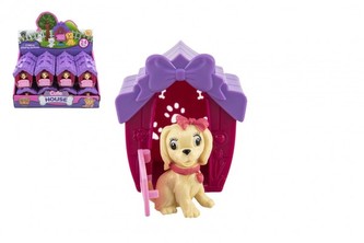 Pes/Pejsek v boudě plast 6x7x5cm - 1 ks