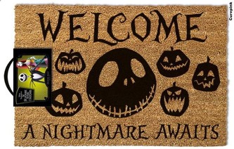 Rohožka Nightmare Before Christmas: A Nightmare Awaits (60 x 40 cm) hnědá