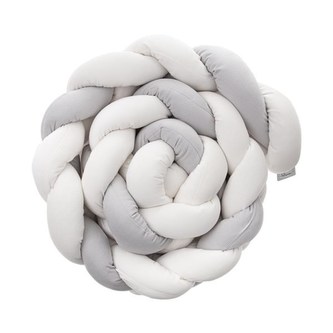 Mantinel do postýlky cop Belisima zamat smetanovo šedý