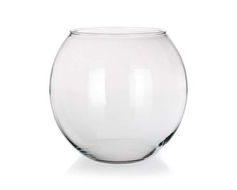 Váza sklo 21,5 cm guľatá Simax Globe