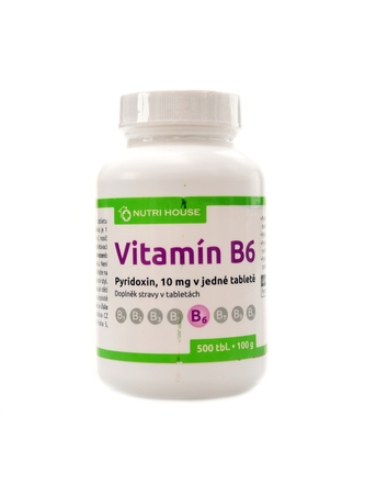 Nutrihouse - Vitamín B6 Pyridoxin 500 tablet