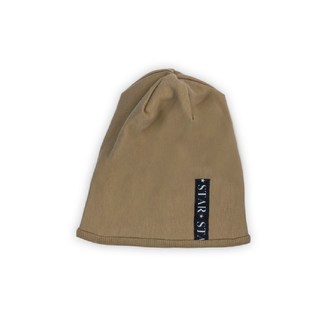 Kojenecká čepička Nicol Star hnědá - velikost 80/86