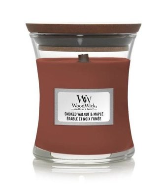 WoodWick Smoked Walnut & Maple sviečka váza 85g WoodWick Smoked Walnut & Maple sviečka váza 85g