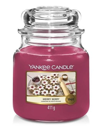 YANKEE CANDLE Merry Berry sviečka 411g