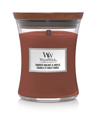 WoodWick Smoked Walnut & Maple svíčka váza 275g WoodWick Smoked Walnut & Maple svíčka váza 275g